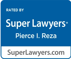 Oracle Law Firm | Accident & Injury Attorneys - Super Lawyers - Pierce Reza badge
