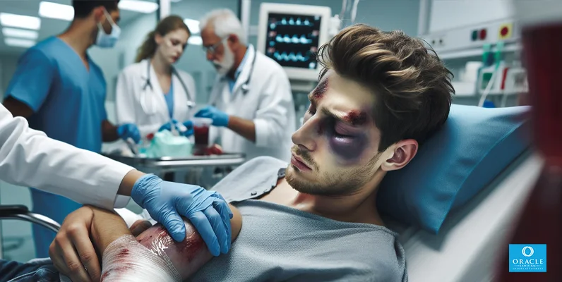 What to Do After a Car Accident That Wasn’t Your Fault: A Complete 2025 Guide 3 Person receiving medical treatment after a car accident