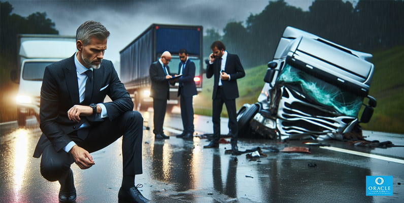 Fatal truck accident lawyer at work