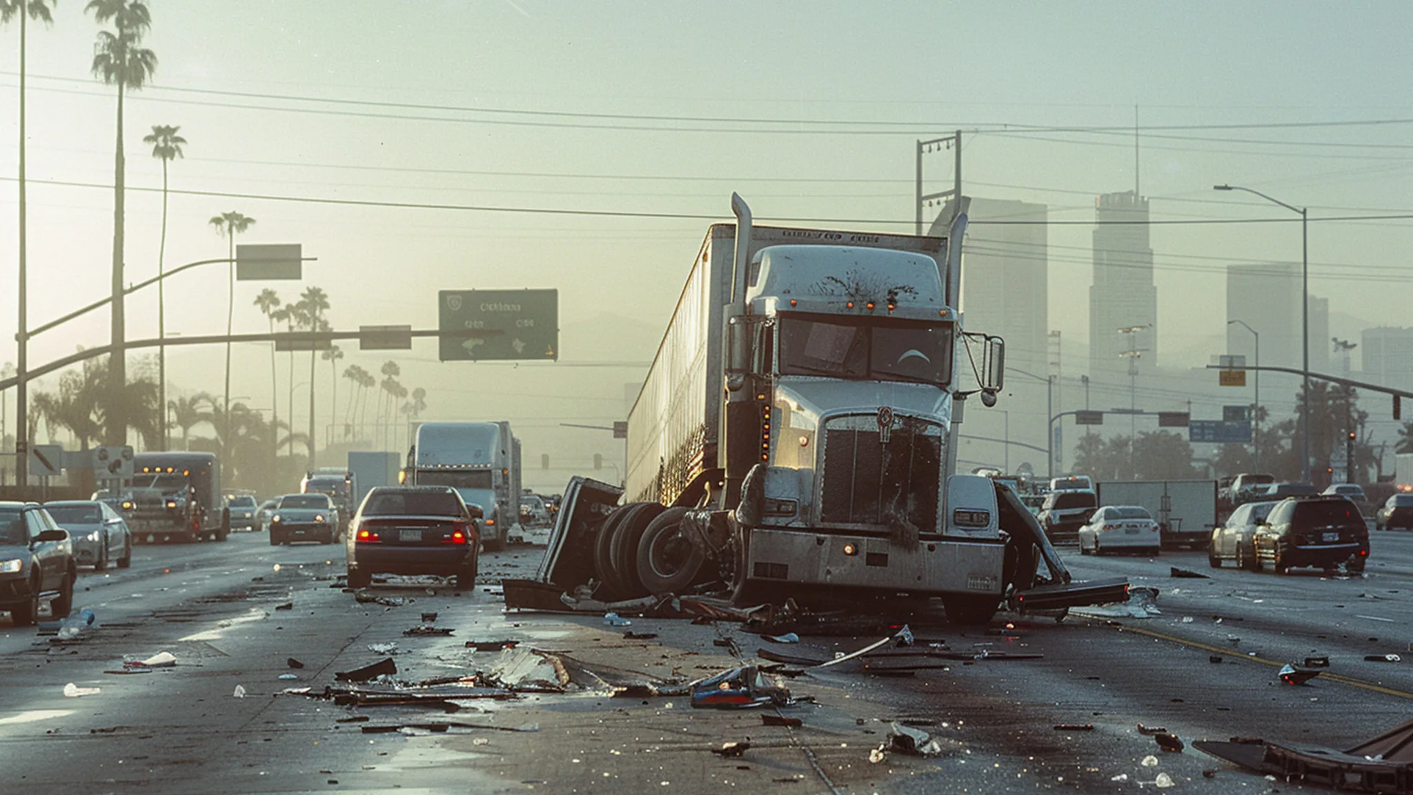 Abogado de accidentes de camiones en Anaheim