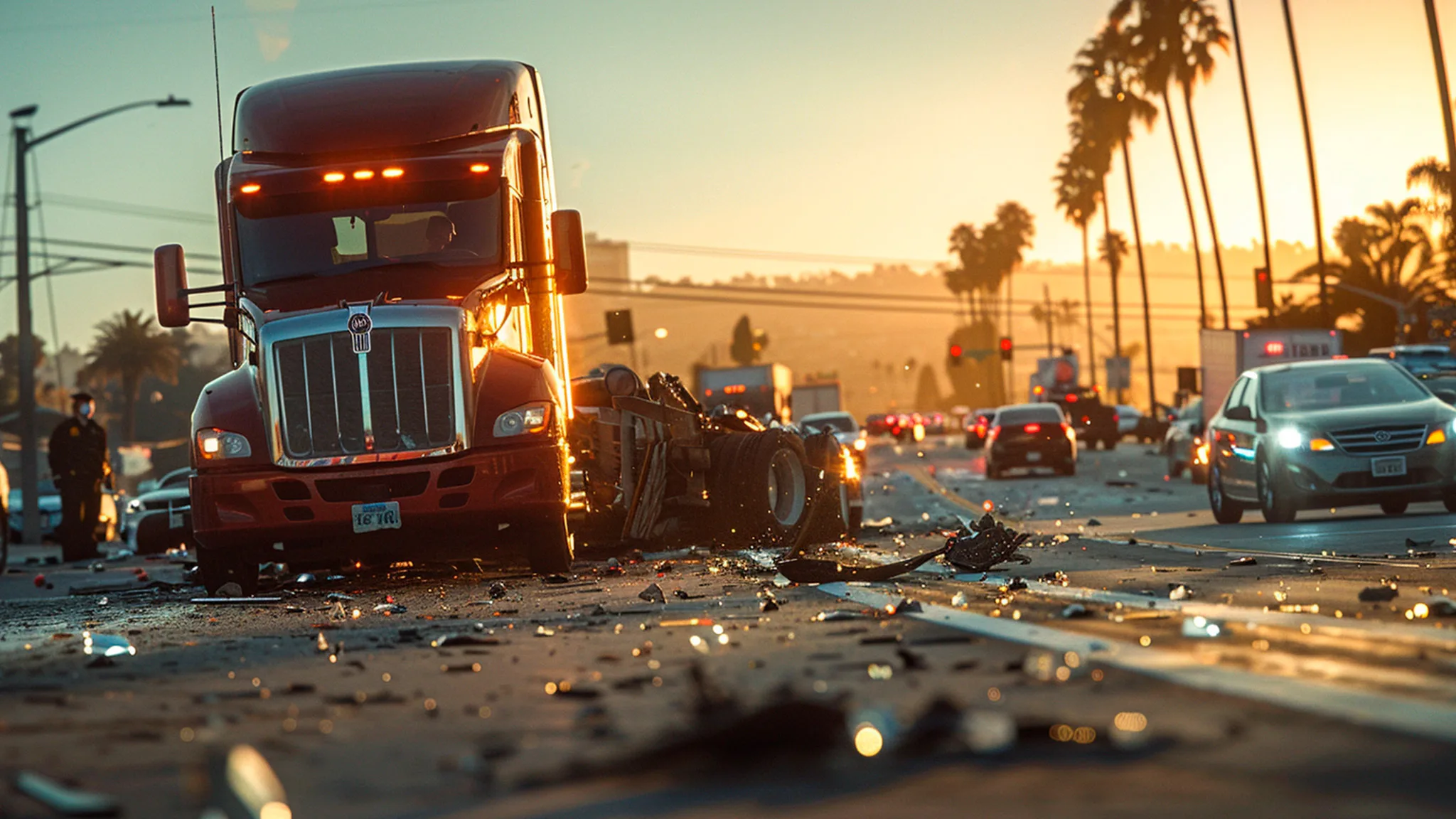 Abogado de accidentes de camiones en Laguna Niguel