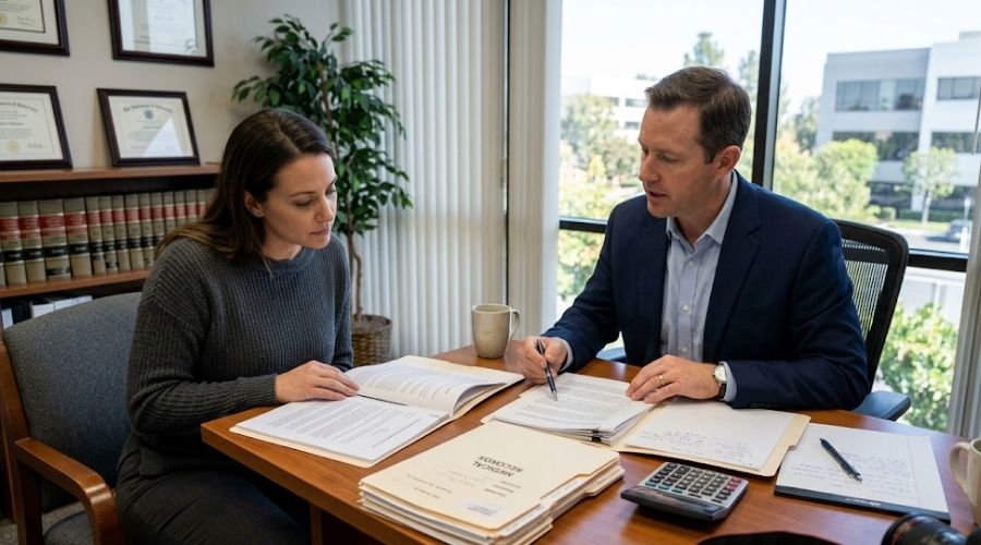 Stipulations vs. Compromise and Release: Which Settlement? 1 Attorney explaining California workers' comp settlement options to an injured worker